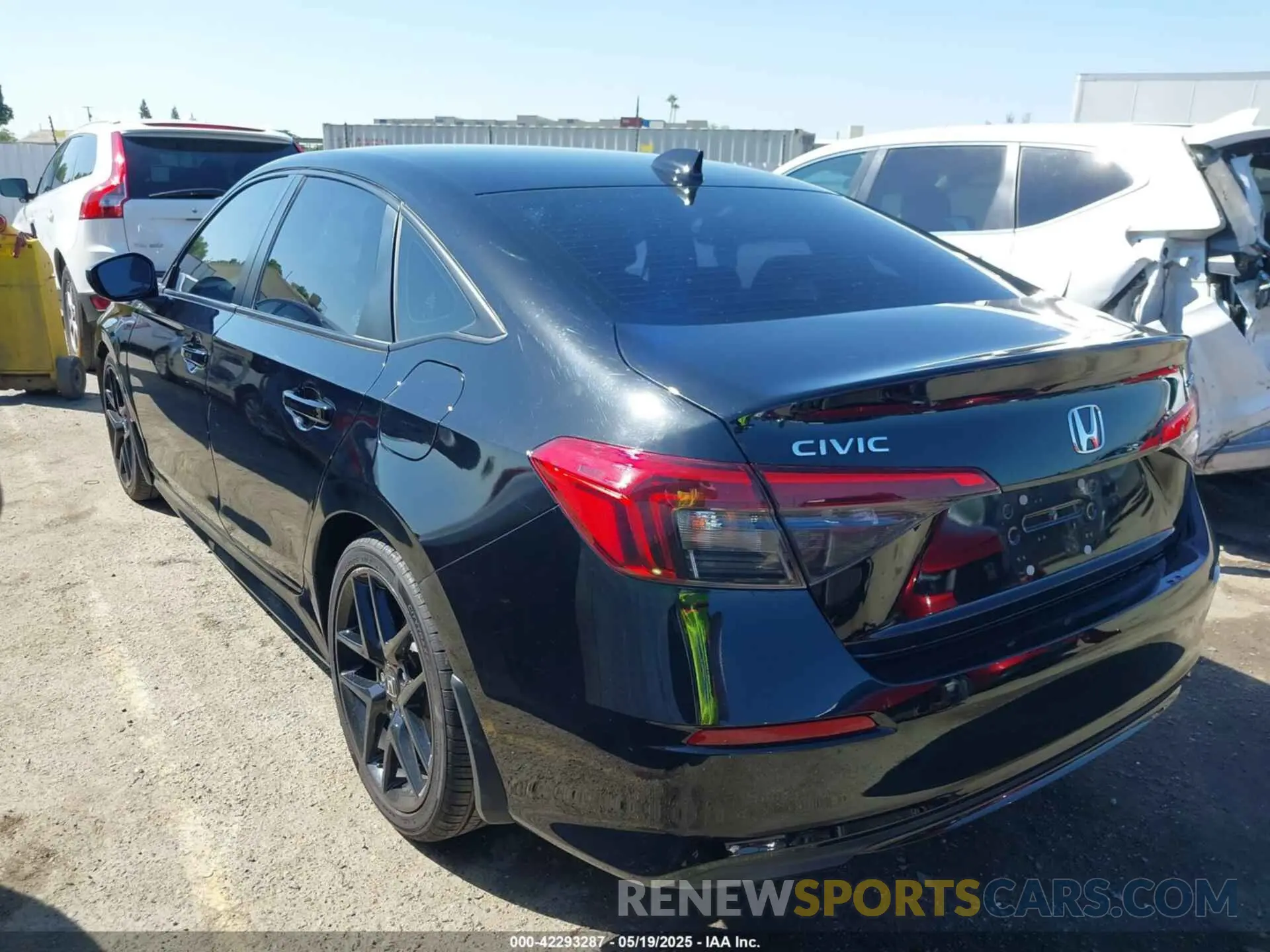 3 Photograph of a damaged car 2HGFE2F5XNH609773 HONDA CIVIC 2022