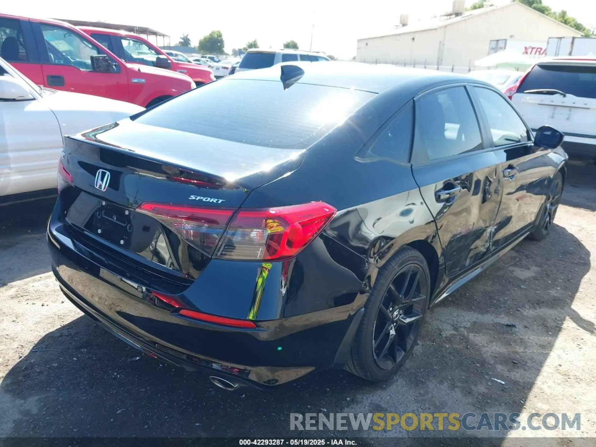 4 Photograph of a damaged car 2HGFE2F5XNH609773 HONDA CIVIC 2022