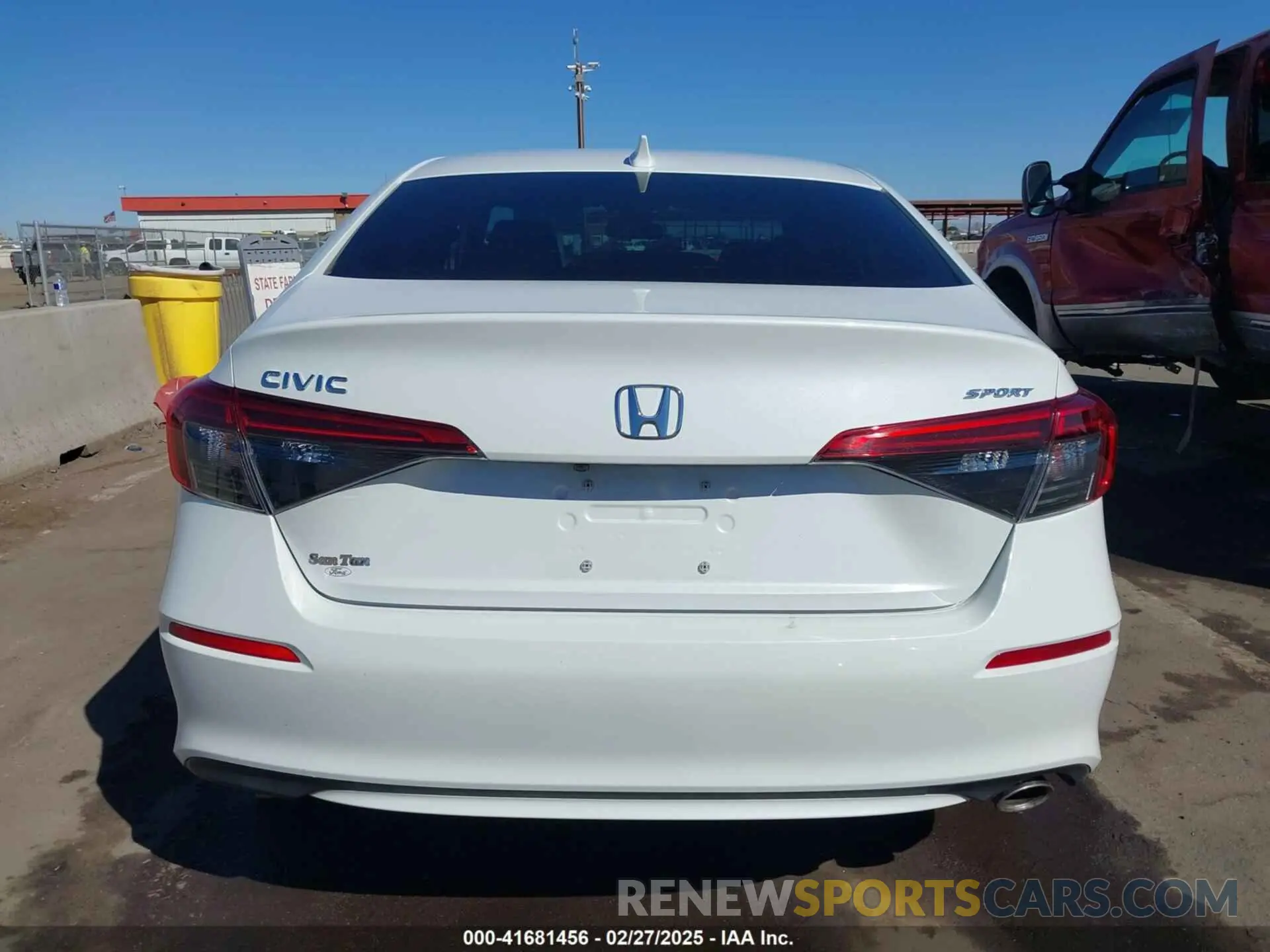 16 Photograph of a damaged car 2HGFE2F5XNH610647 HONDA CIVIC 2022