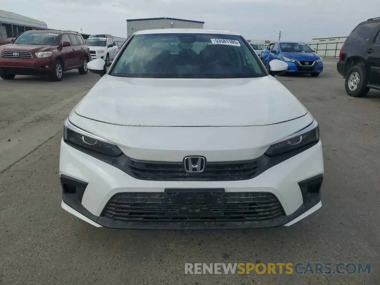 5 Photograph of a damaged car JHMFE1F70NX003709 HONDA CIVIC 2022