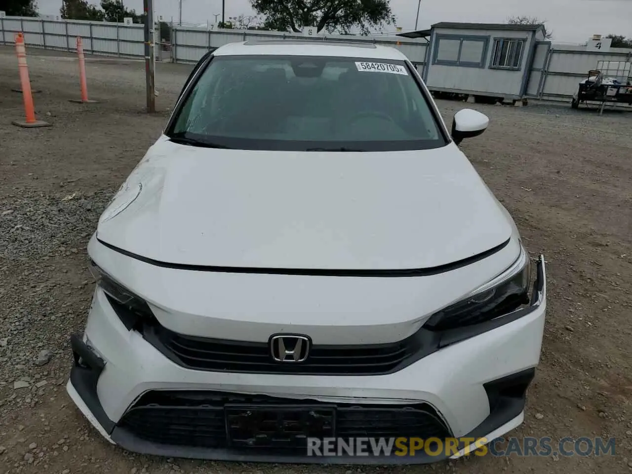 5 Photograph of a damaged car JHMFE1F70NX008859 HONDA CIVIC 2022