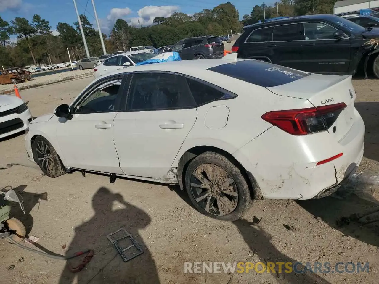 2 Photograph of a damaged car JHMFE1F71NX001323 HONDA CIVIC 2022
