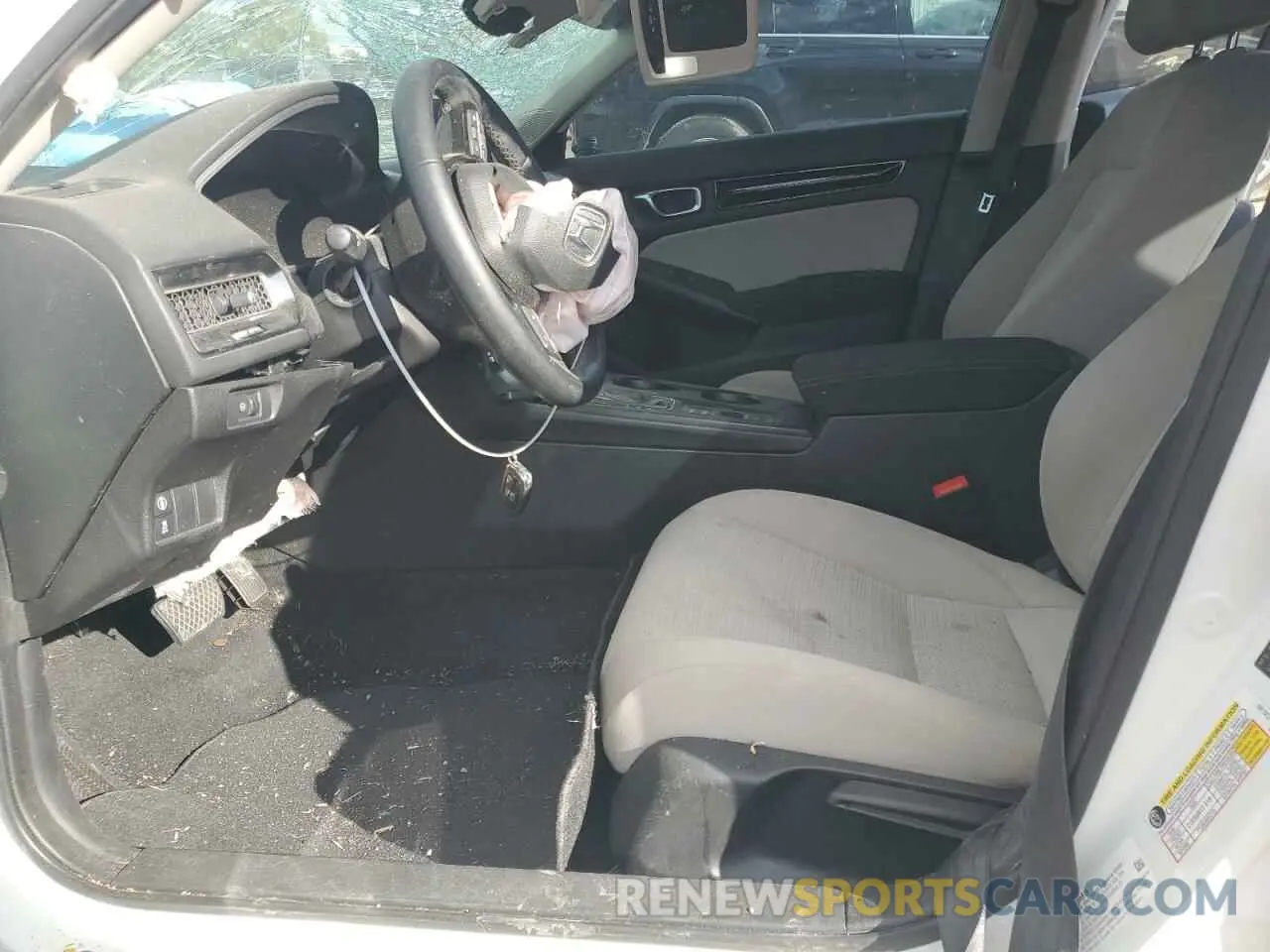 7 Photograph of a damaged car JHMFE1F71NX001323 HONDA CIVIC 2022