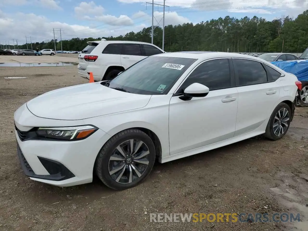 1 Photograph of a damaged car JHMFE1F72NX002982 HONDA CIVIC 2022