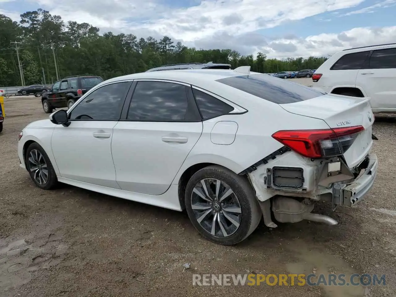2 Photograph of a damaged car JHMFE1F72NX002982 HONDA CIVIC 2022
