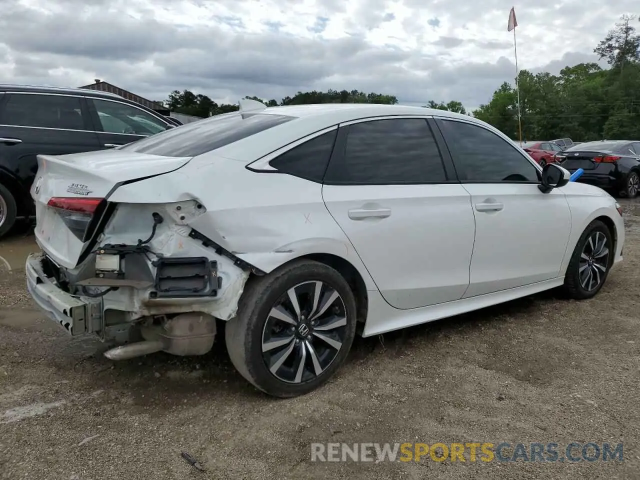 3 Photograph of a damaged car JHMFE1F72NX002982 HONDA CIVIC 2022