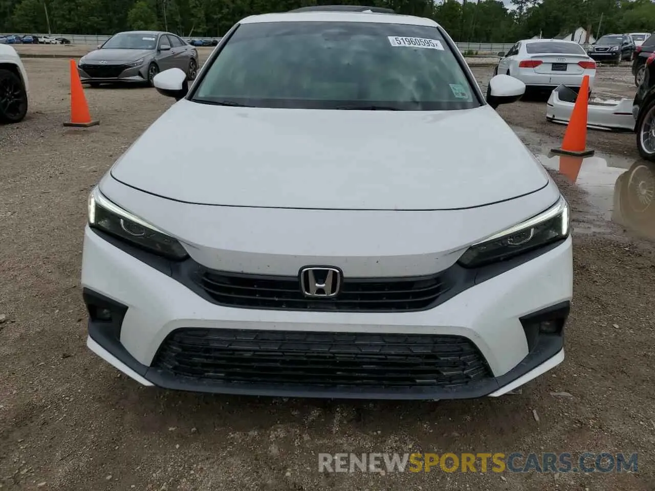 5 Photograph of a damaged car JHMFE1F72NX002982 HONDA CIVIC 2022
