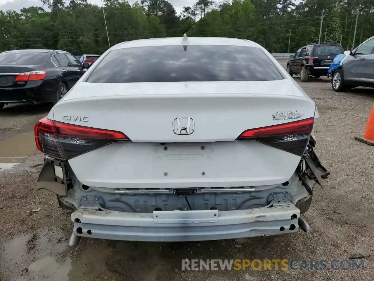 6 Photograph of a damaged car JHMFE1F72NX002982 HONDA CIVIC 2022