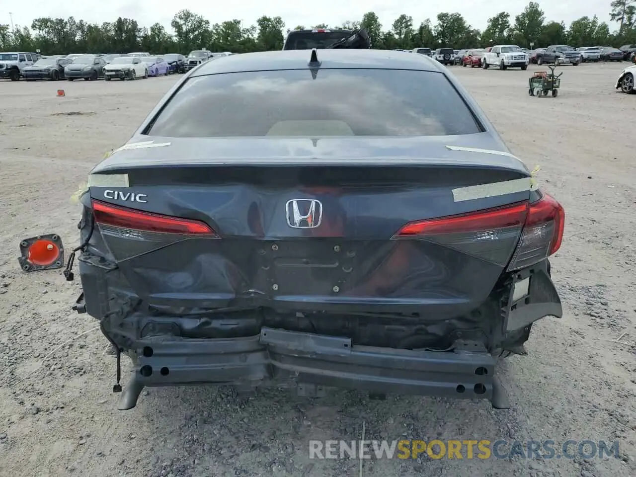 6 Photograph of a damaged car JHMFE1F72NX004828 HONDA CIVIC 2022