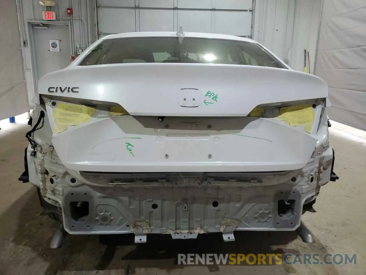 6 Photograph of a damaged car JHMFE1F72NX007311 HONDA CIVIC 2022