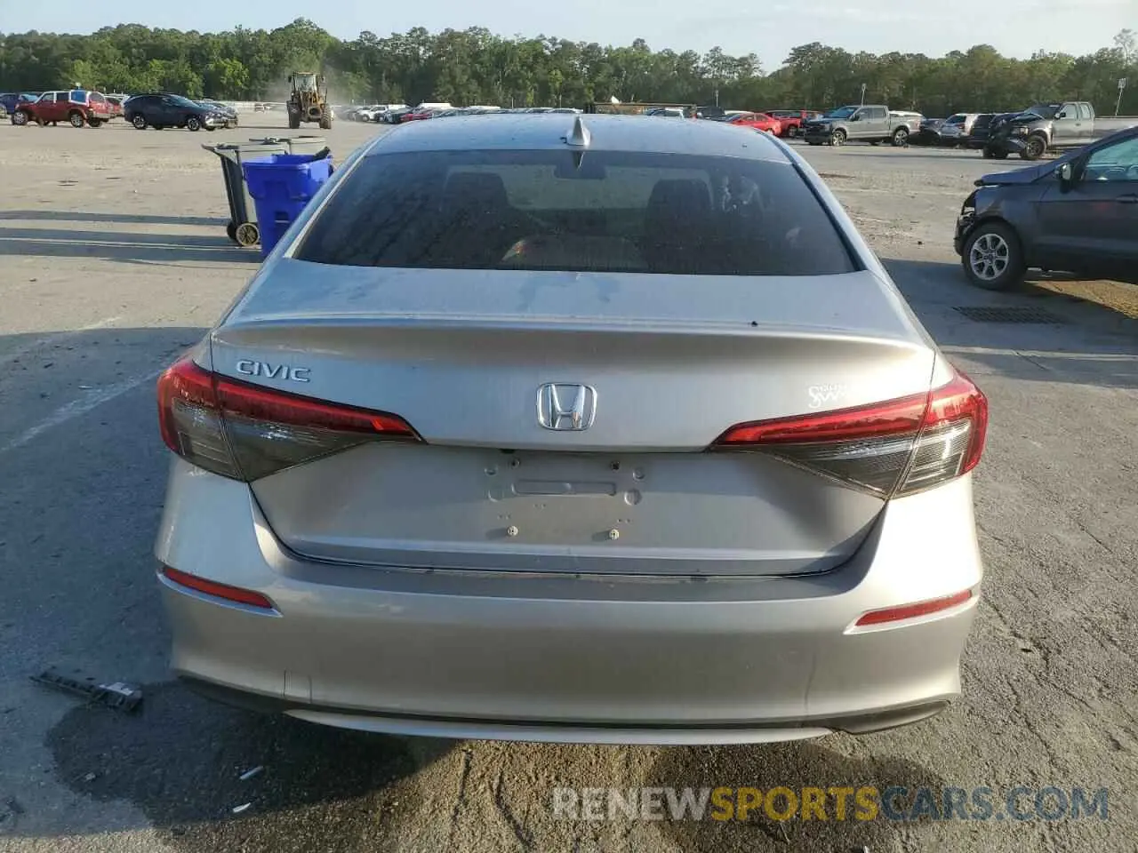6 Photograph of a damaged car JHMFE1F72NX007602 HONDA CIVIC 2022