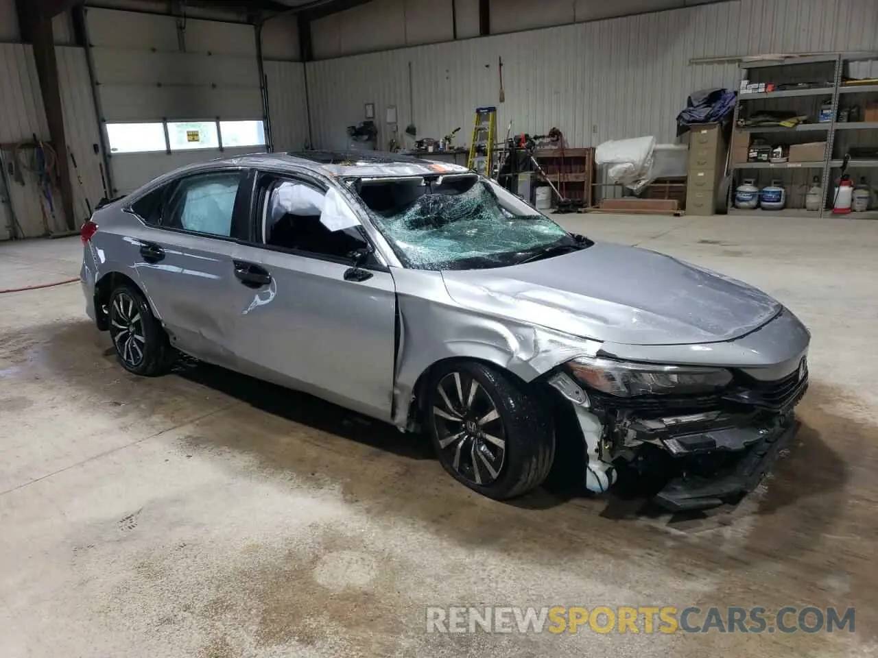 4 Photograph of a damaged car JHMFE1F73NX002182 HONDA CIVIC 2022