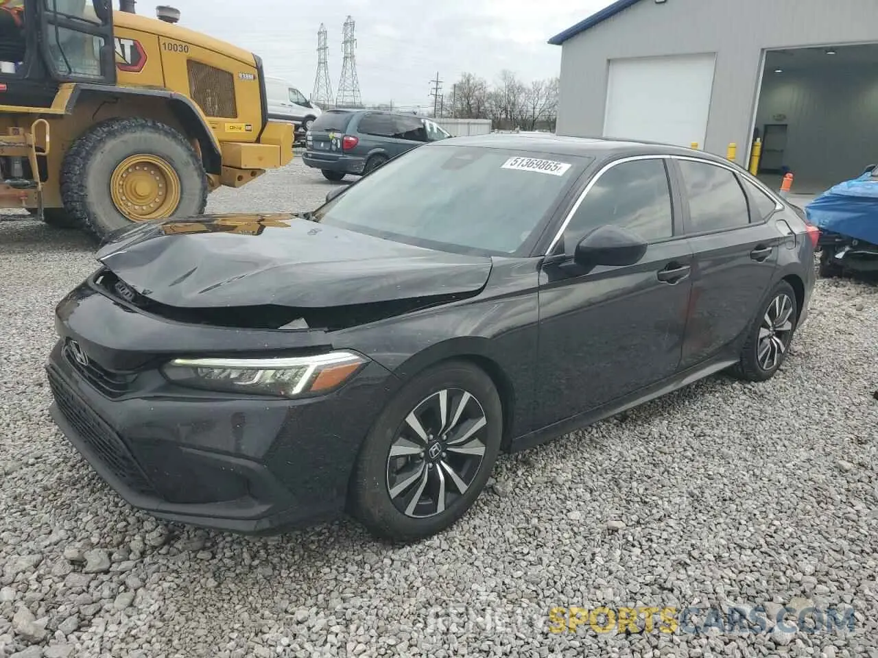 1 Photograph of a damaged car JHMFE1F73NX005423 HONDA CIVIC 2022
