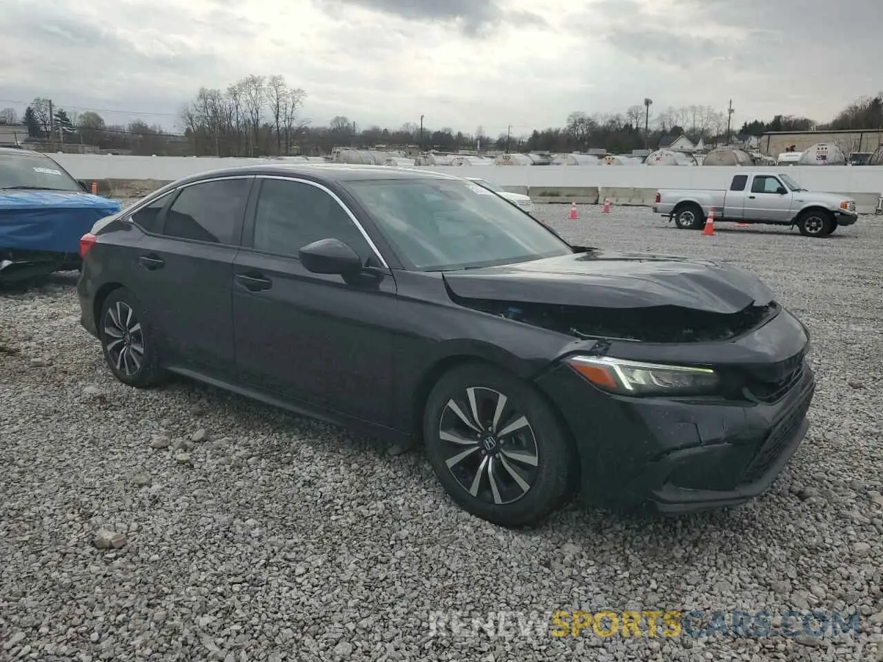 4 Photograph of a damaged car JHMFE1F73NX005423 HONDA CIVIC 2022