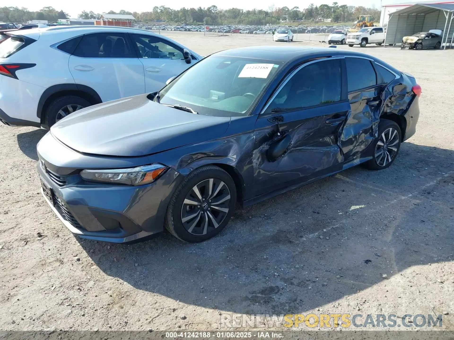 2 Photograph of a damaged car JHMFE1F73NX006605 HONDA CIVIC 2022