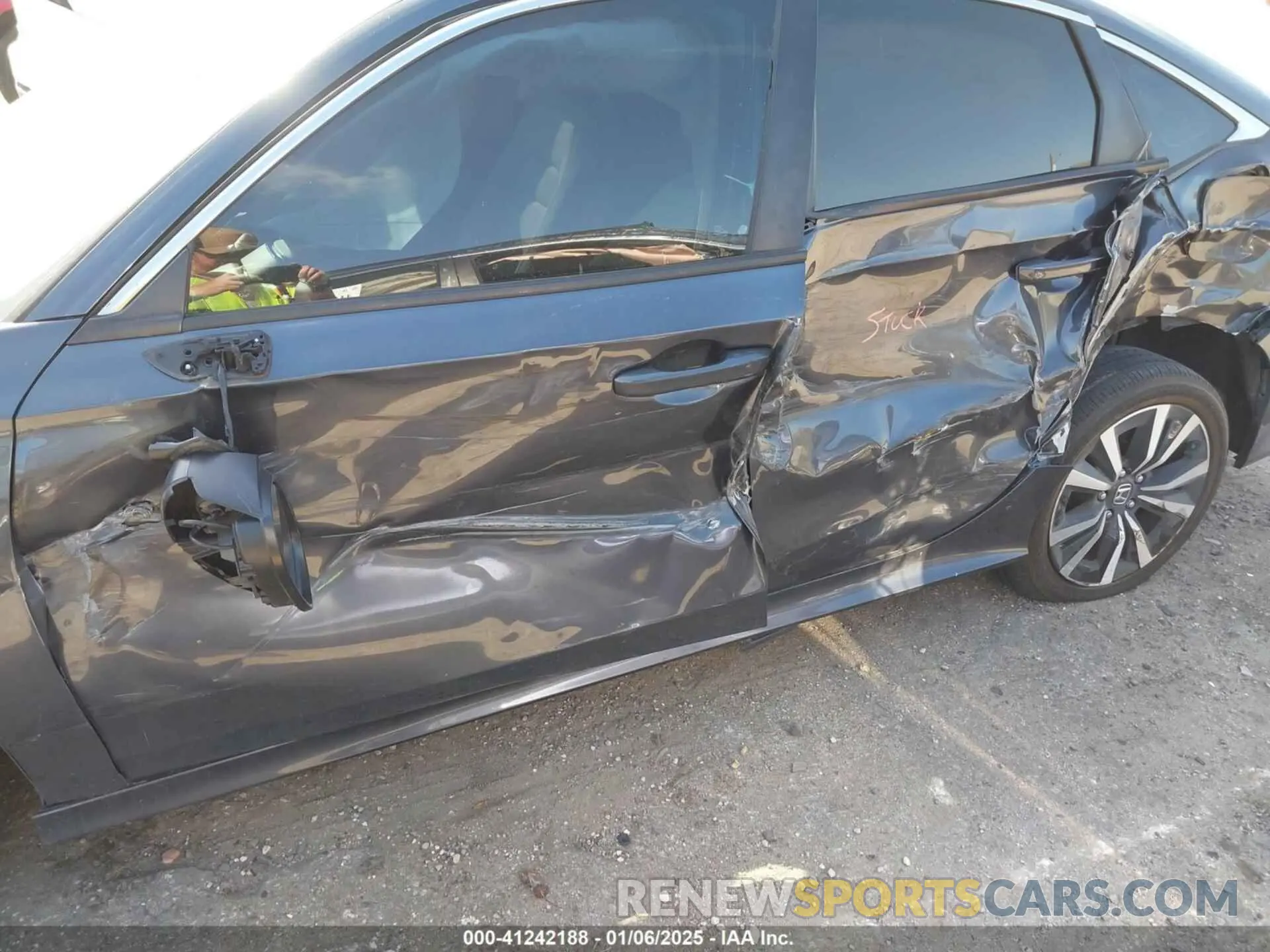 6 Photograph of a damaged car JHMFE1F73NX006605 HONDA CIVIC 2022