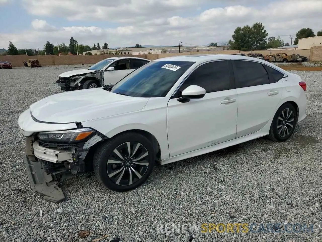 1 Photograph of a damaged car JHMFE1F74NX002529 HONDA CIVIC 2022
