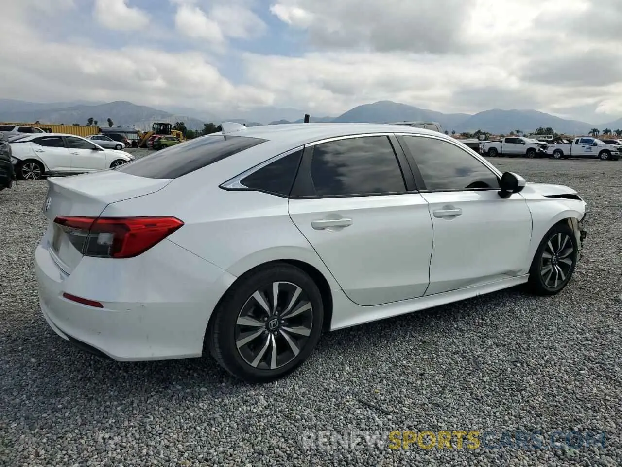 3 Photograph of a damaged car JHMFE1F74NX002529 HONDA CIVIC 2022