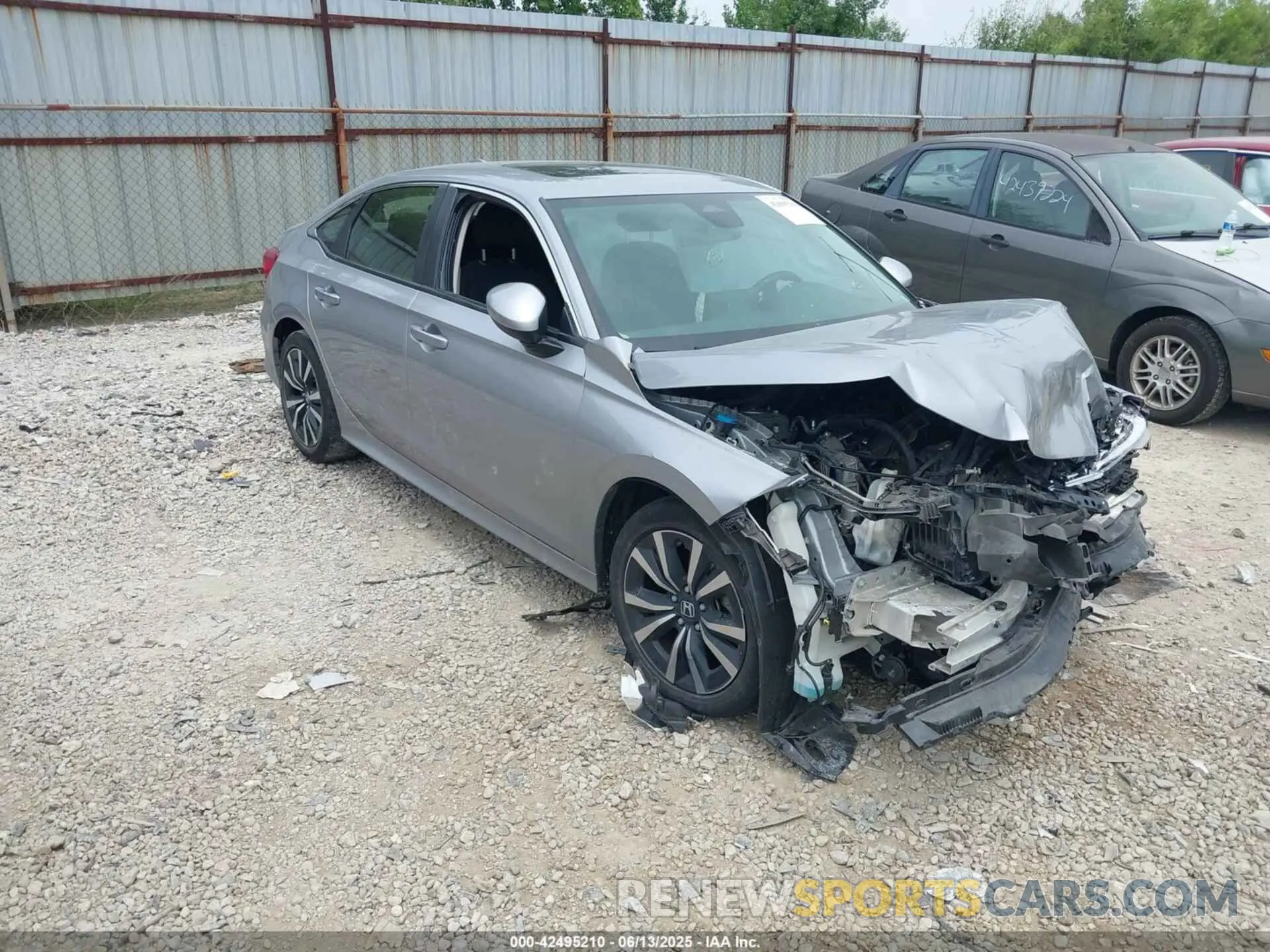 1 Photograph of a damaged car JHMFE1F74NX003261 HONDA CIVIC 2022