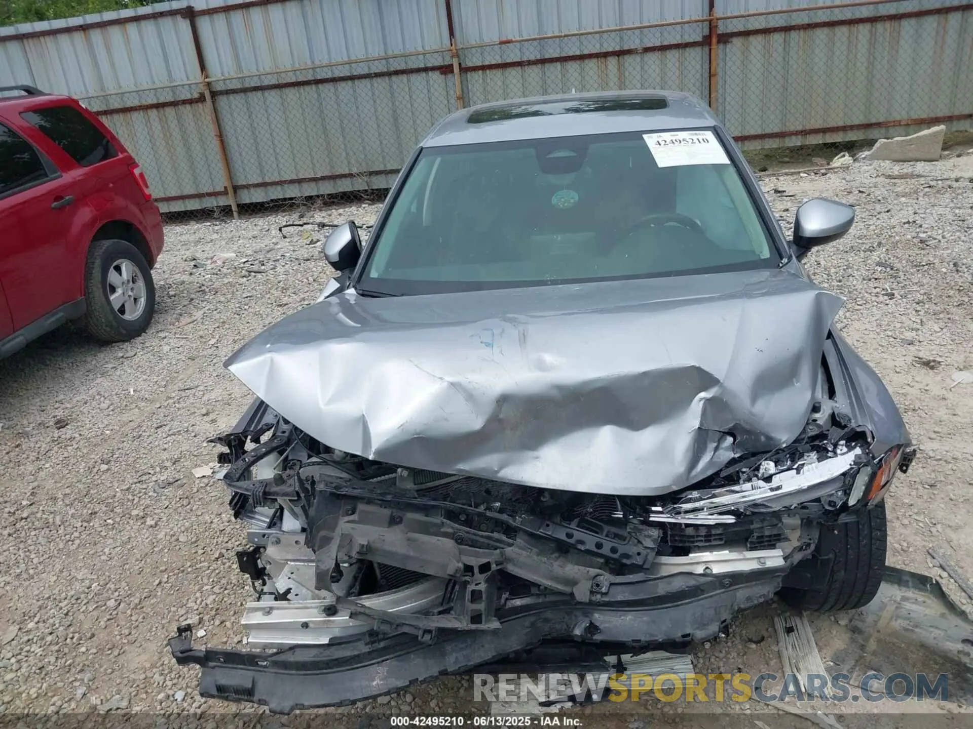 13 Photograph of a damaged car JHMFE1F74NX003261 HONDA CIVIC 2022