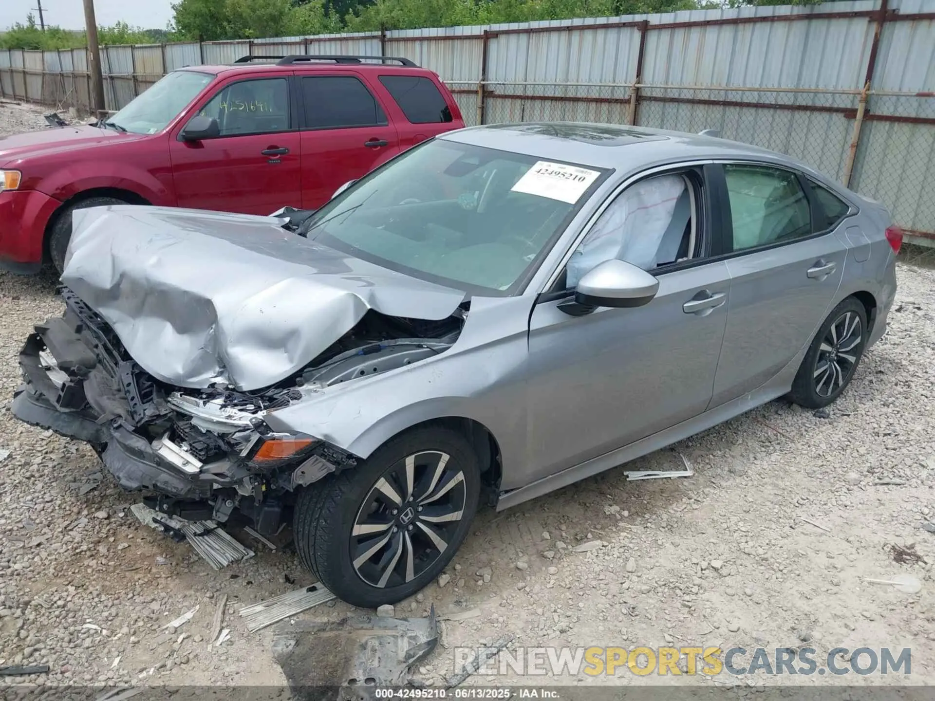 2 Photograph of a damaged car JHMFE1F74NX003261 HONDA CIVIC 2022