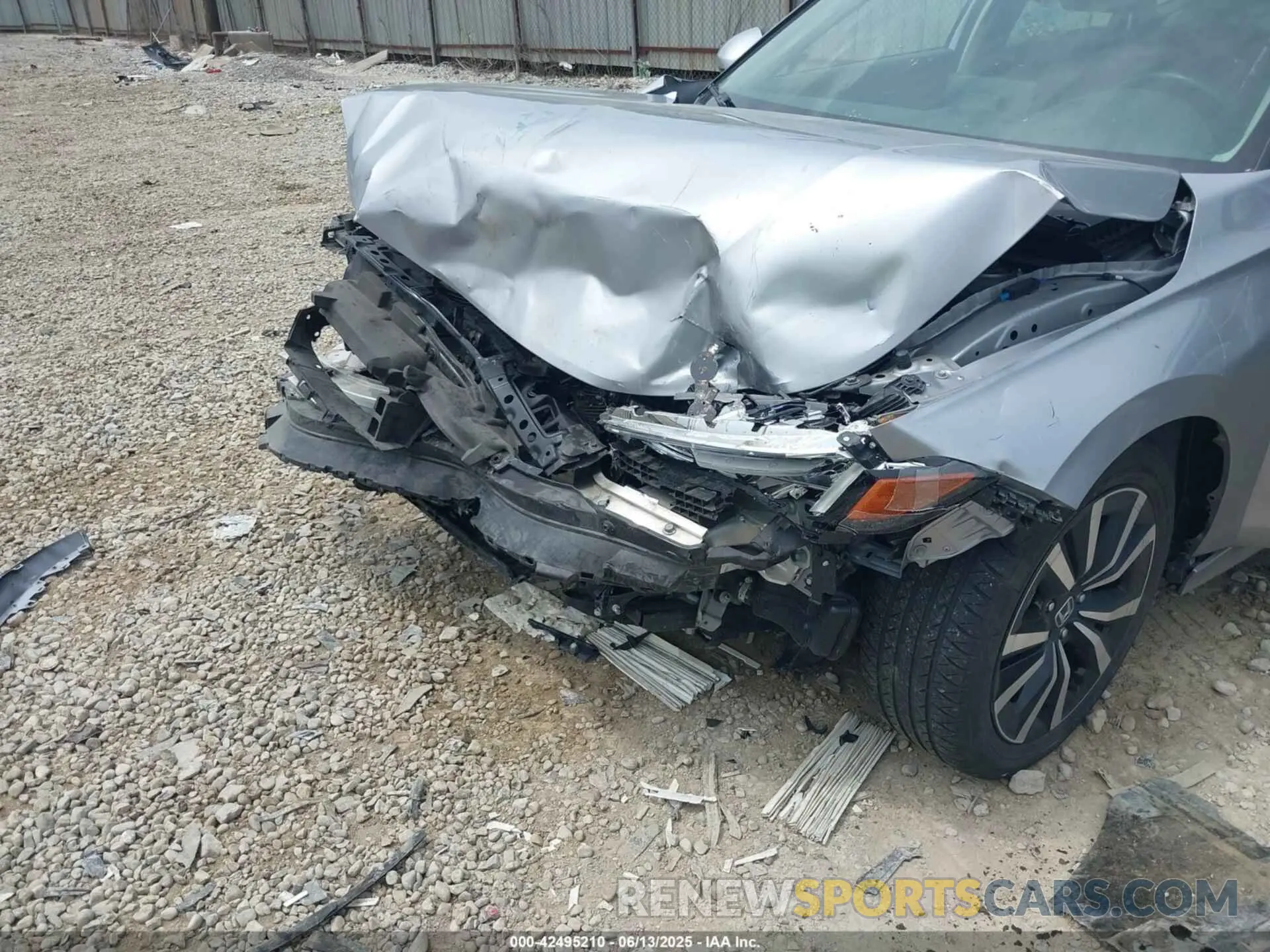 6 Photograph of a damaged car JHMFE1F74NX003261 HONDA CIVIC 2022