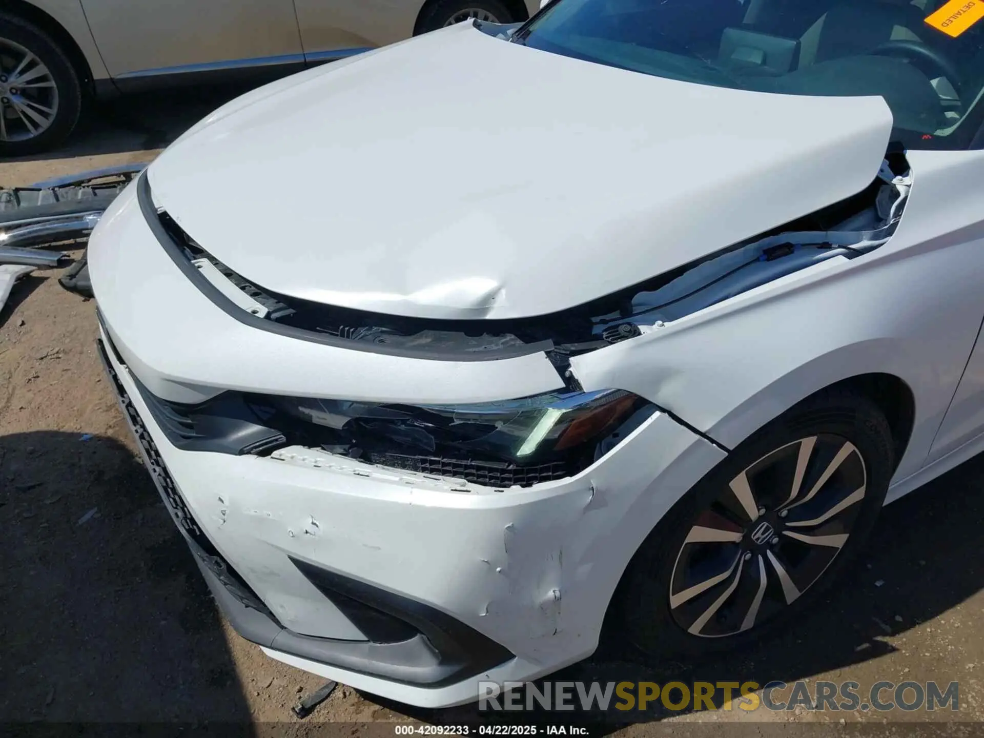 6 Photograph of a damaged car JHMFE1F74NX007763 HONDA CIVIC 2022
