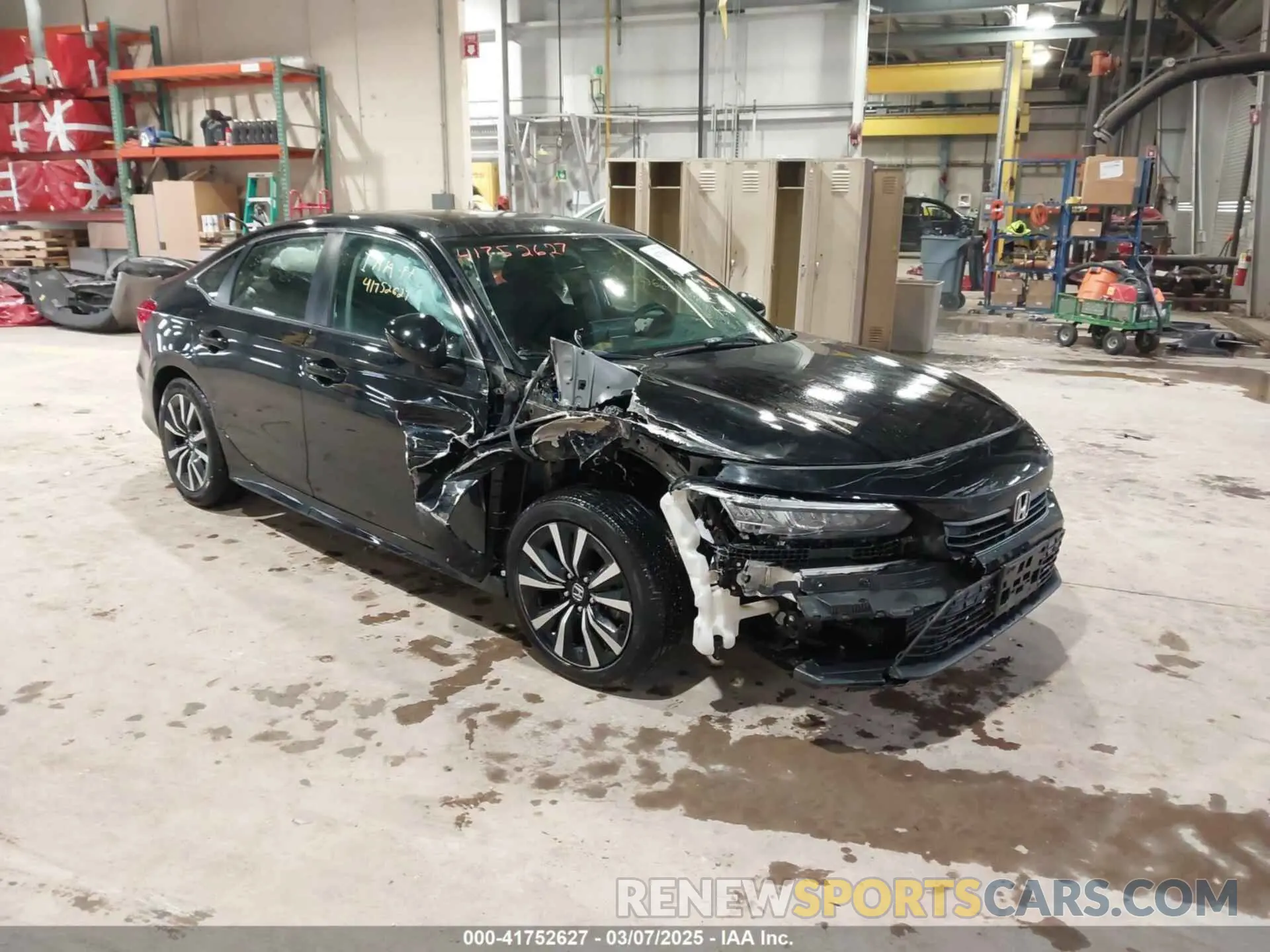 1 Photograph of a damaged car JHMFE1F75NX000899 HONDA CIVIC 2022