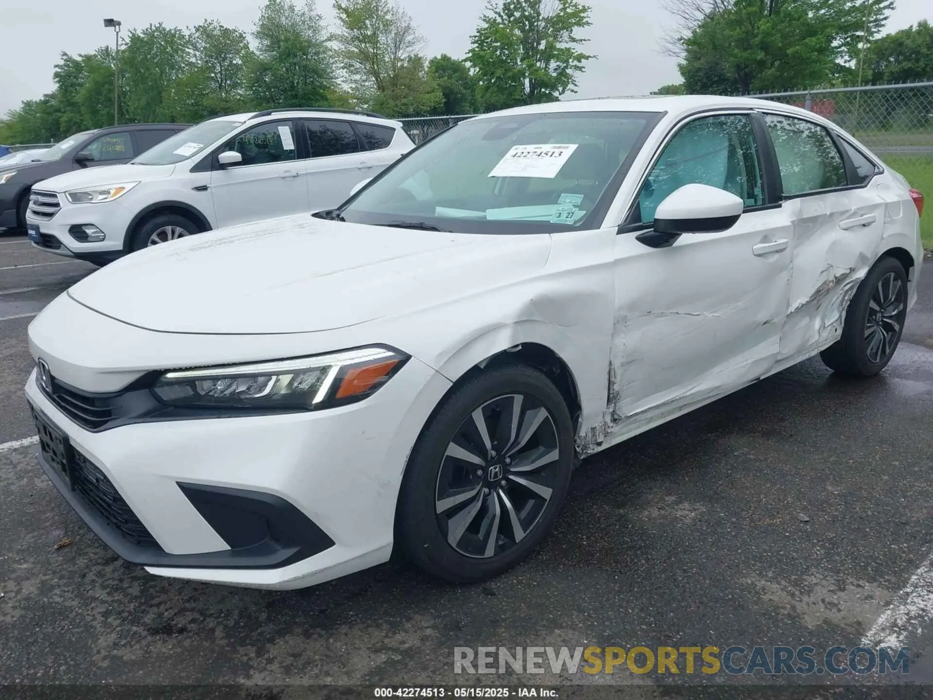 2 Photograph of a damaged car JHMFE1F75NX009666 HONDA CIVIC 2022