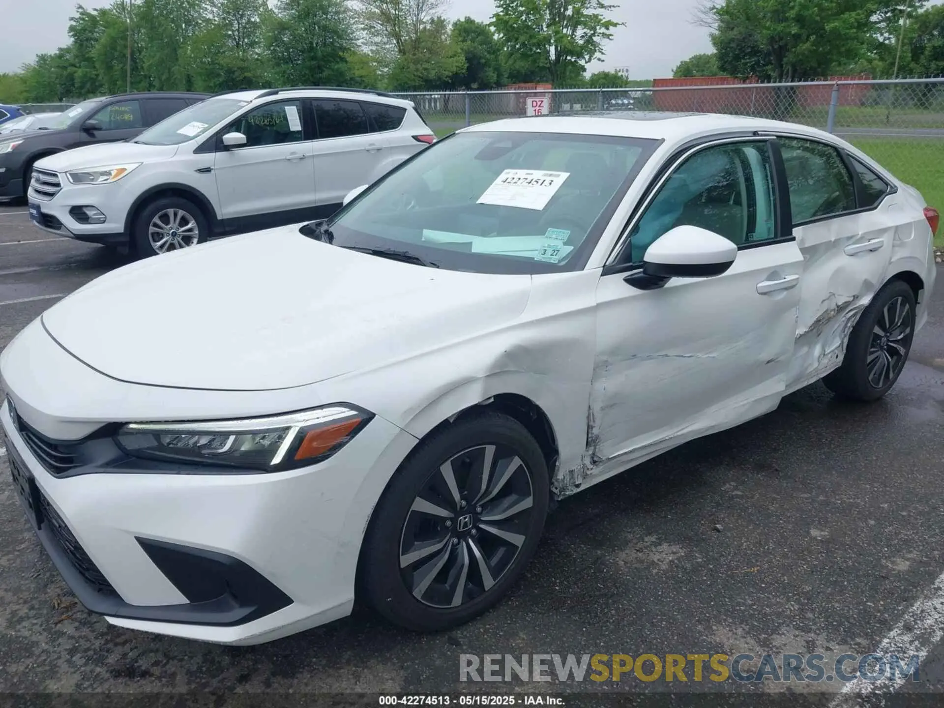 6 Photograph of a damaged car JHMFE1F75NX009666 HONDA CIVIC 2022