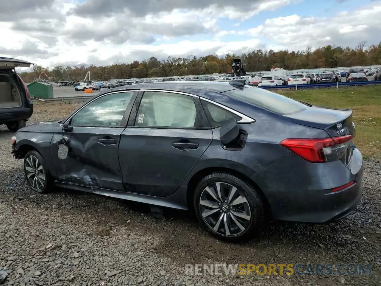 2 Photograph of a damaged car JHMFE1F76NX007151 HONDA CIVIC 2022