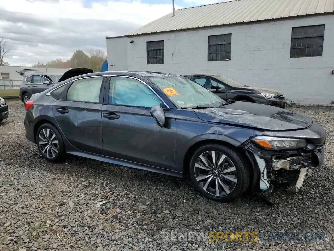 4 Photograph of a damaged car JHMFE1F76NX007151 HONDA CIVIC 2022