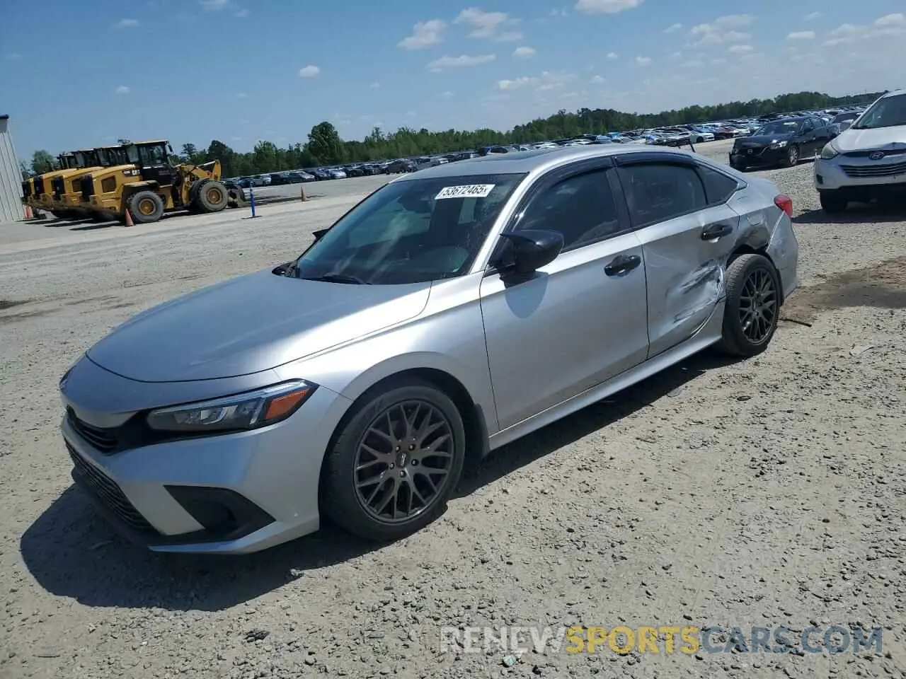 1 Photograph of a damaged car JHMFE1F77NX002170 HONDA CIVIC 2022