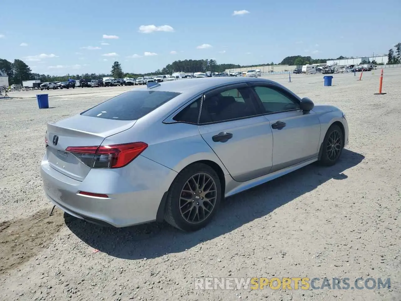 3 Photograph of a damaged car JHMFE1F77NX002170 HONDA CIVIC 2022