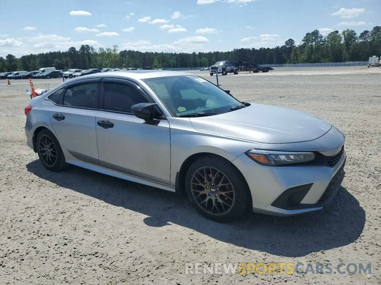 4 Photograph of a damaged car JHMFE1F77NX002170 HONDA CIVIC 2022