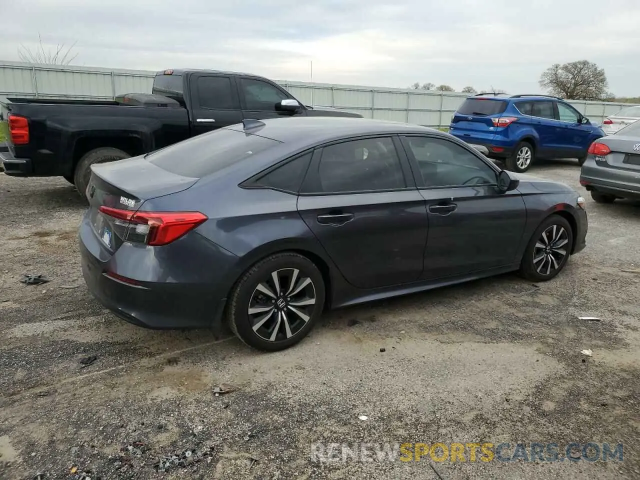 3 Photograph of a damaged car JHMFE1F77NX006459 HONDA CIVIC 2022