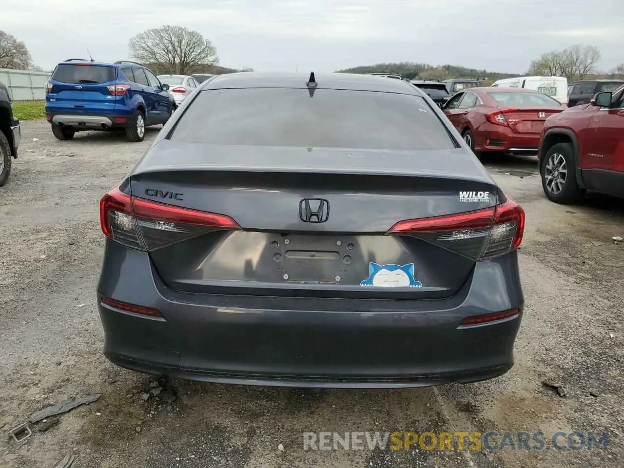 6 Photograph of a damaged car JHMFE1F77NX006459 HONDA CIVIC 2022