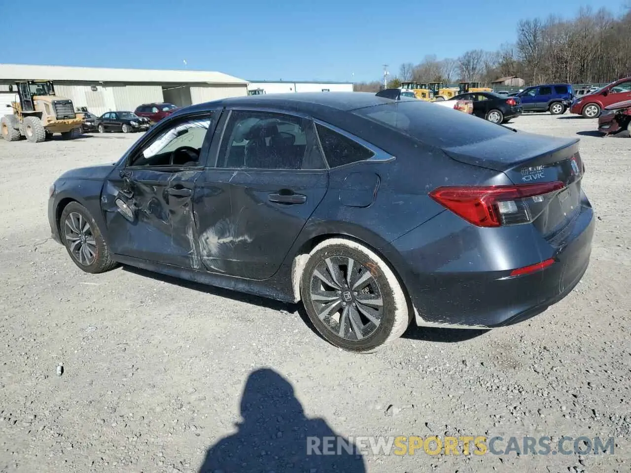 2 Photograph of a damaged car JHMFE1F77NX008275 HONDA CIVIC 2022
