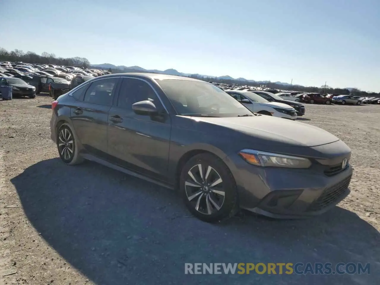 4 Photograph of a damaged car JHMFE1F77NX008275 HONDA CIVIC 2022