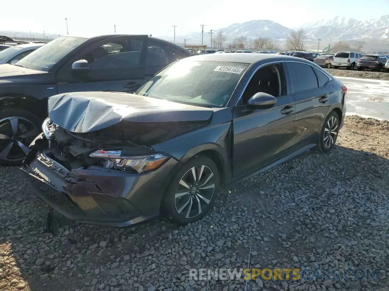 1 Photograph of a damaged car JHMFE1F78NX006969 HONDA CIVIC 2022