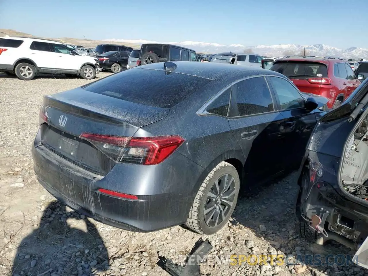 3 Photograph of a damaged car JHMFE1F78NX006969 HONDA CIVIC 2022