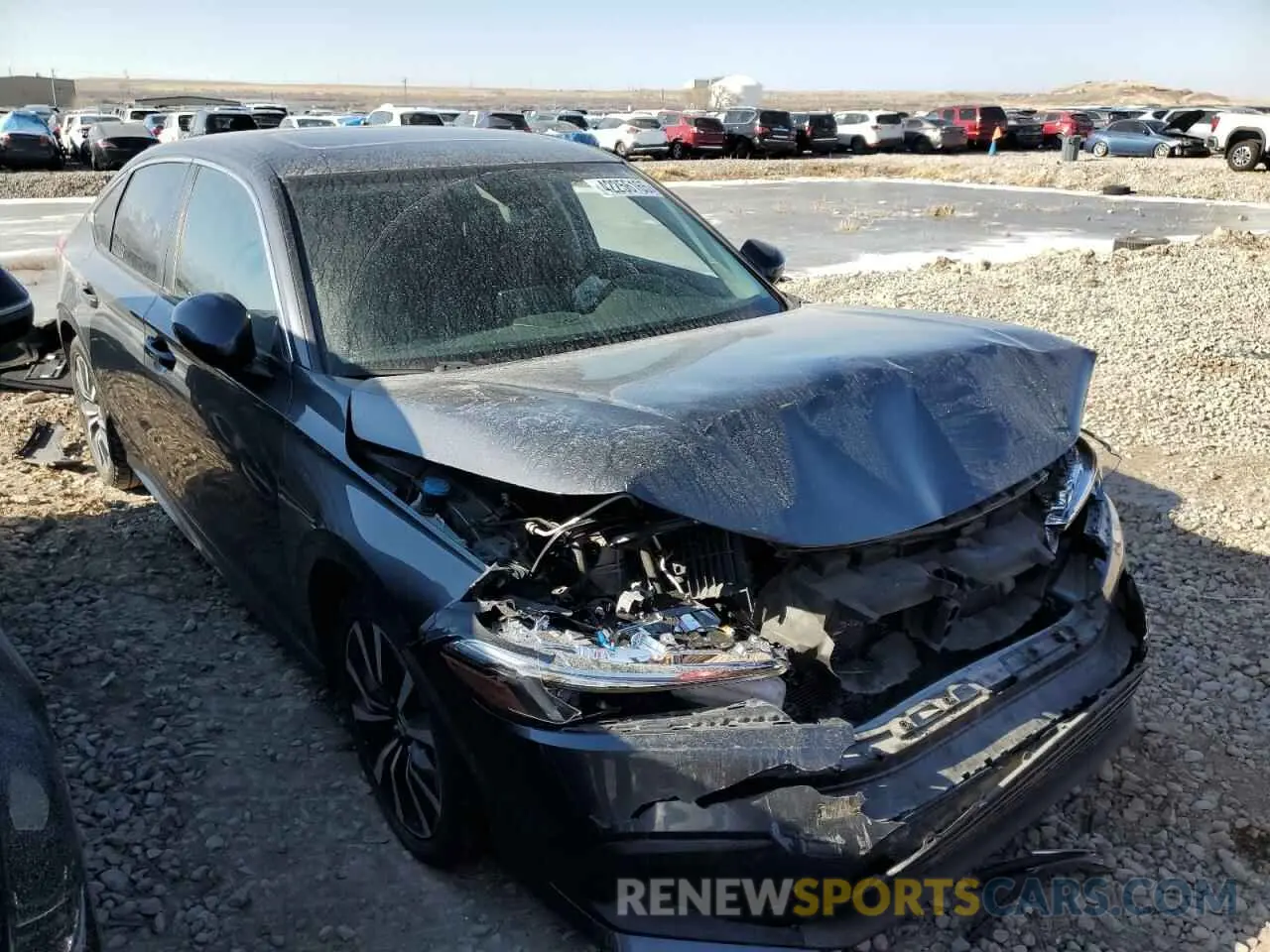 4 Photograph of a damaged car JHMFE1F78NX006969 HONDA CIVIC 2022