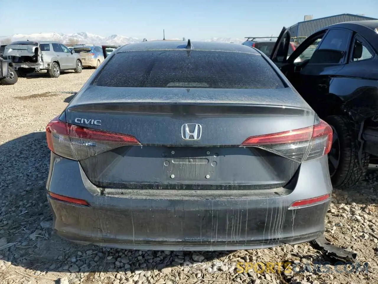6 Photograph of a damaged car JHMFE1F78NX006969 HONDA CIVIC 2022