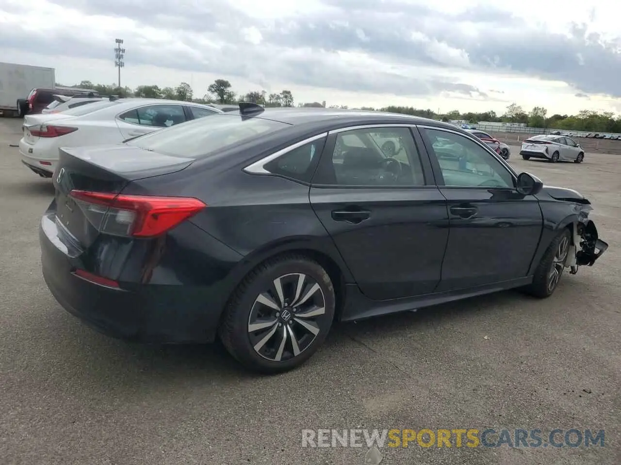 3 Photograph of a damaged car JHMFE1F79NX002848 HONDA CIVIC 2022