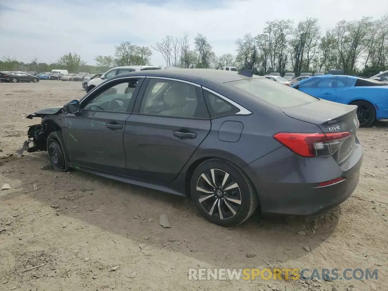 2 Photograph of a damaged car JHMFE1F79NX006981 HONDA CIVIC 2022