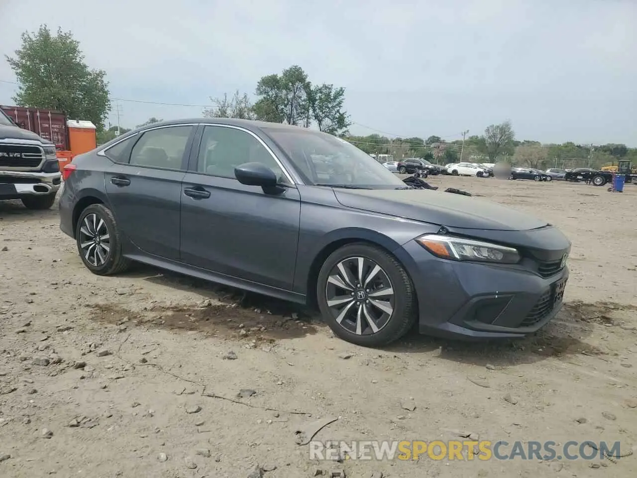 4 Photograph of a damaged car JHMFE1F79NX006981 HONDA CIVIC 2022
