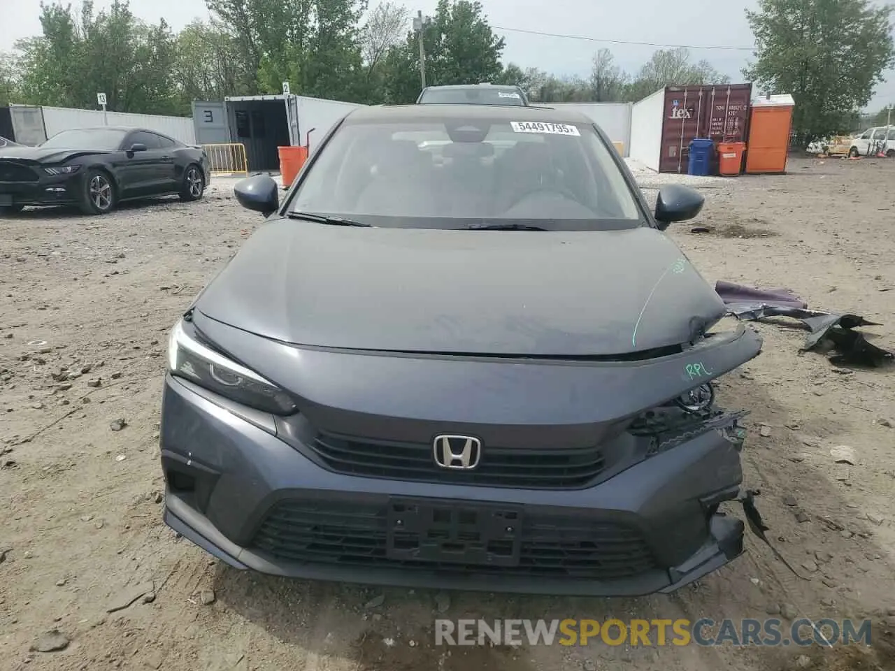 5 Photograph of a damaged car JHMFE1F79NX006981 HONDA CIVIC 2022