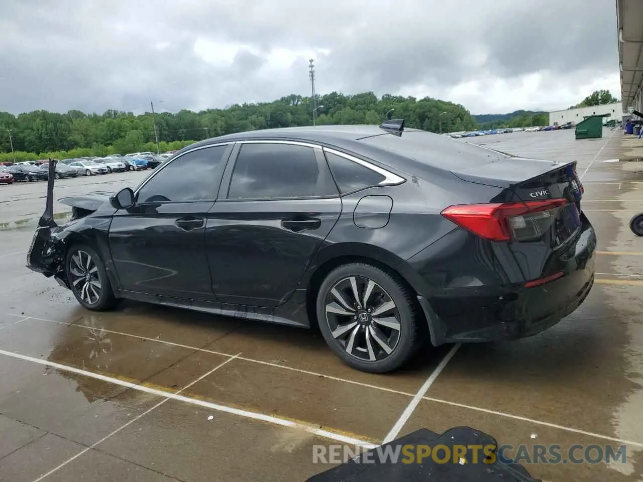 2 Photograph of a damaged car JHMFE1F7XNX003975 HONDA CIVIC 2022
