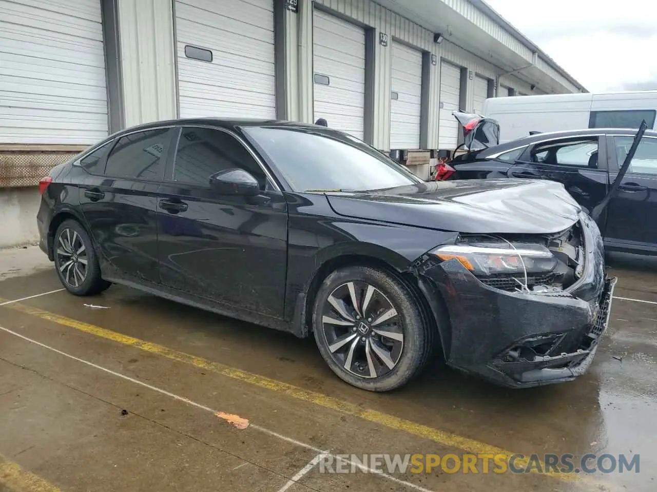 4 Photograph of a damaged car JHMFE1F7XNX003975 HONDA CIVIC 2022