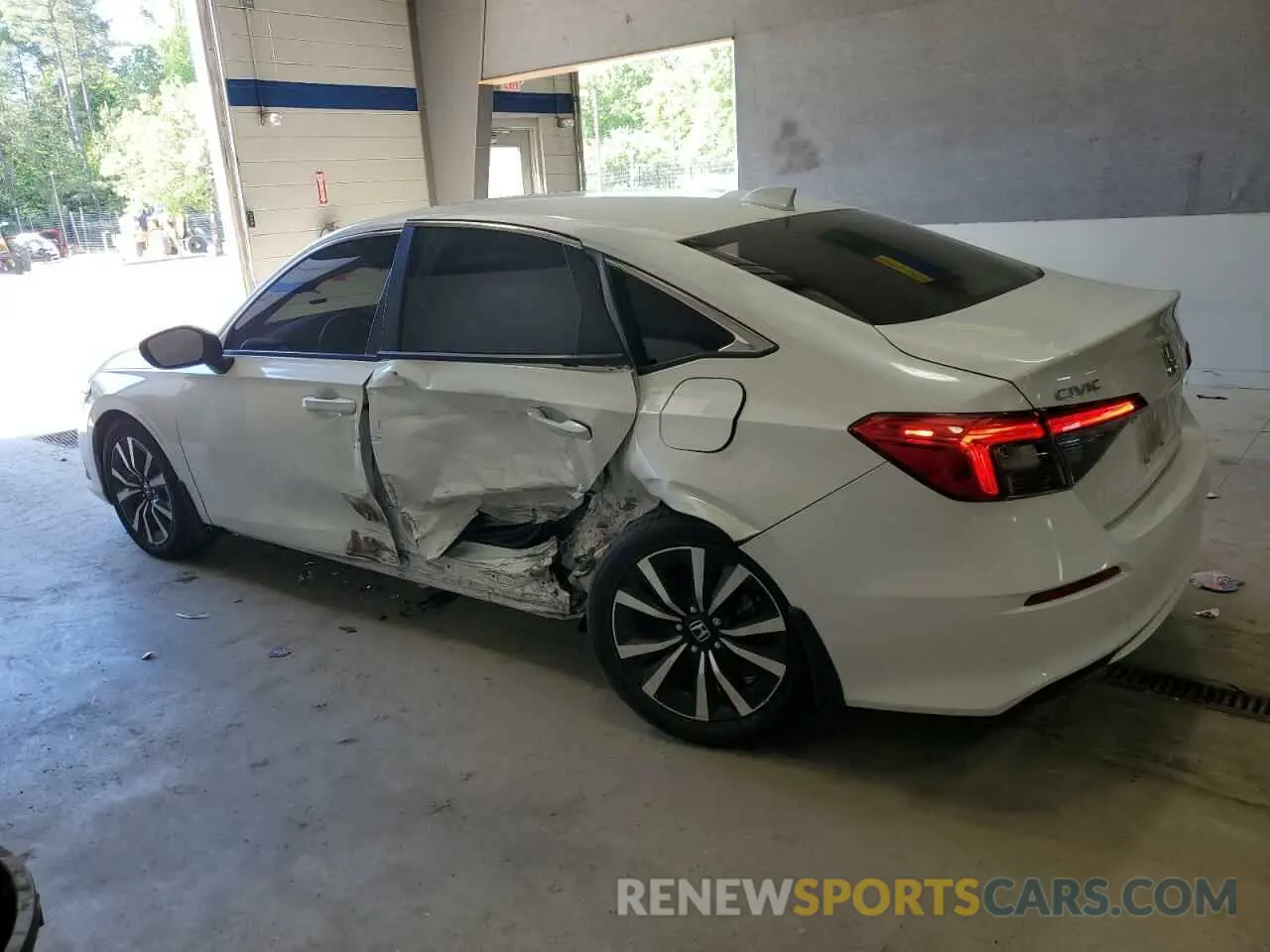 2 Photograph of a damaged car JHMFE1F7XNX004186 HONDA CIVIC 2022